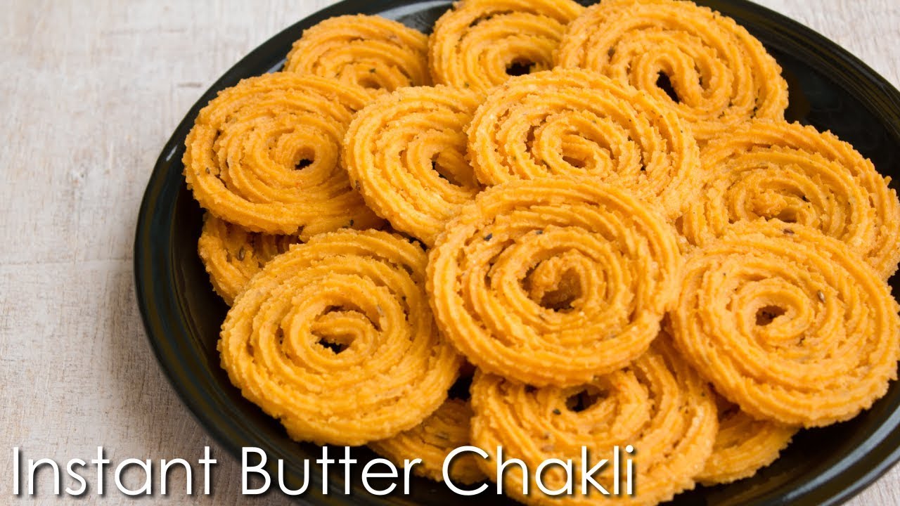 Instant Butter Chakli | Butter Murukku | Rava & Rice Chakli ~ The Terrace Kitchen