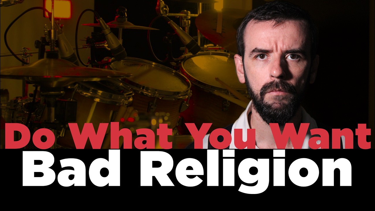 Bad Religion - Do What You Want (Drum Cover) [One Take] | Amilton Garcia