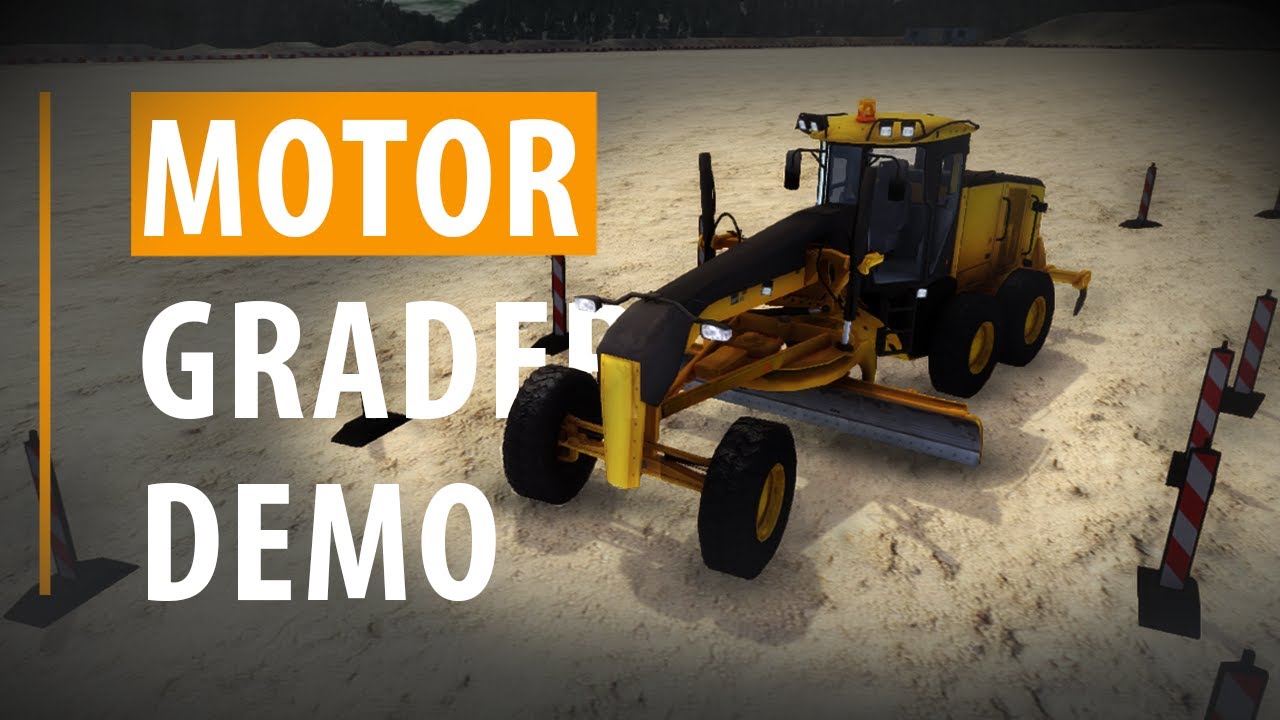 Motor grader simulator - Simulation de niveleuse Acreos