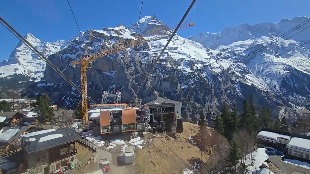 Schilthornbahn mit der neuen Gondelbahn zwischen Mürren-Birg 1.Teil/Impressionen und Eindrücke