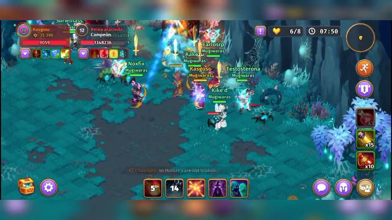 Skylore MMORPG | Raid normal Reina Aracnida