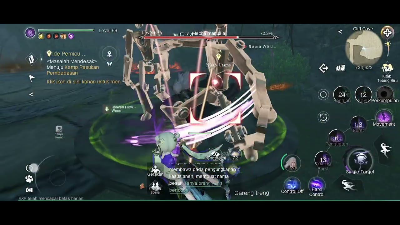 Sword of justice, how to clear mechanic on cliff cave