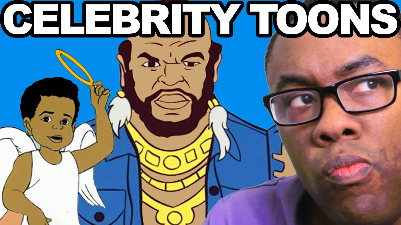 TOP 10 CELEBRITY CARTOONS : Black Nerd