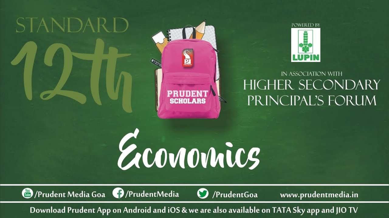 Prudent Scholars | 12th Economics |Producers Equilibrium, Market Structures & Price Determination P1