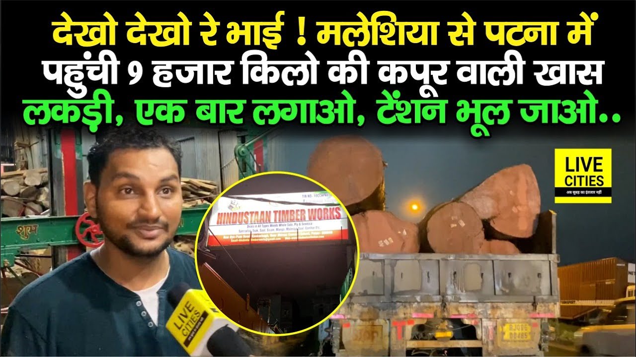 Patna में Malaysia से आई कपूर वाली खास लकड़ी, एक बार दरवाजा लगाओ, फिर टेंशन भूल जाओ, गजब है...