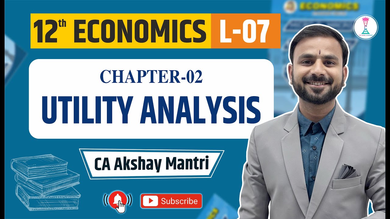 12th Economics | Lecture 7 | CH 2 Utility Analysis | Demo class #economics #12th #12thclass #boards