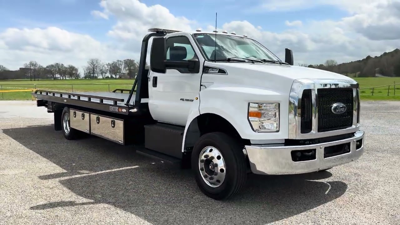 2025 FORD F650 ROLLBACK TOW TRUCK CAR HAULER FLATBED FOR SALE