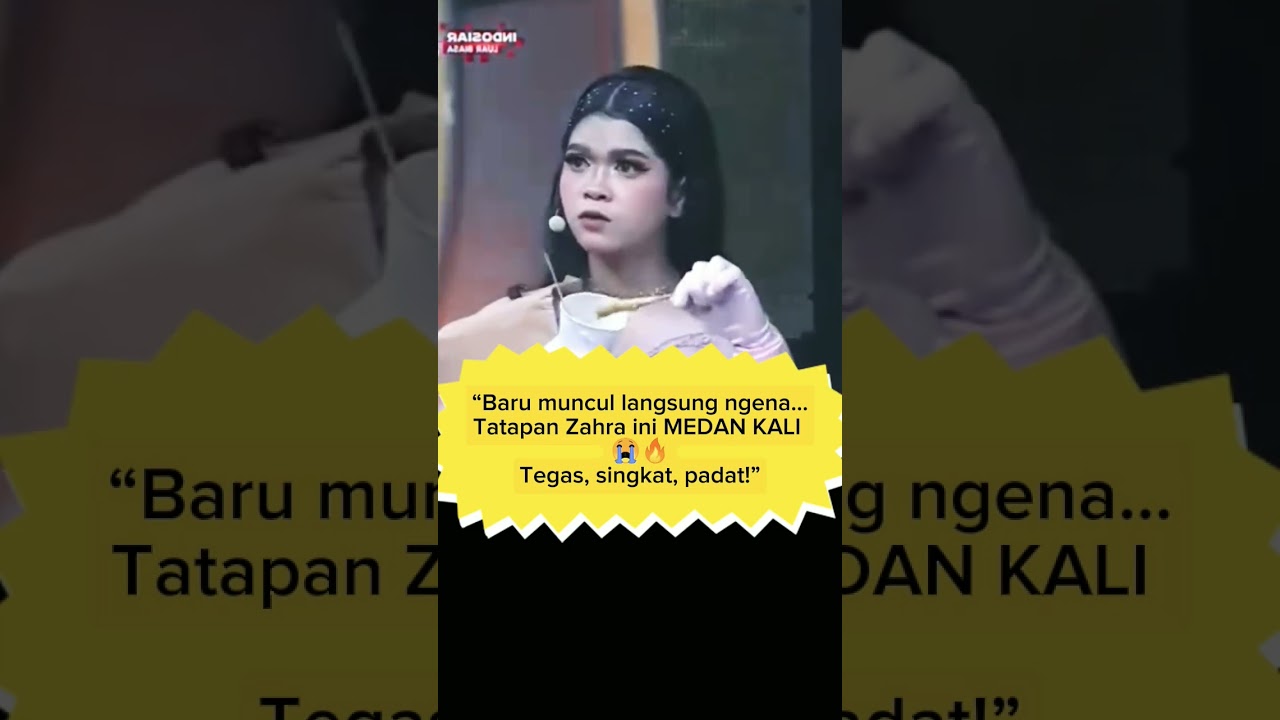 Aura Orang Medan Keluar! Baru Muncul Ekspresi Zahra Langsung Tegas 😂🔥