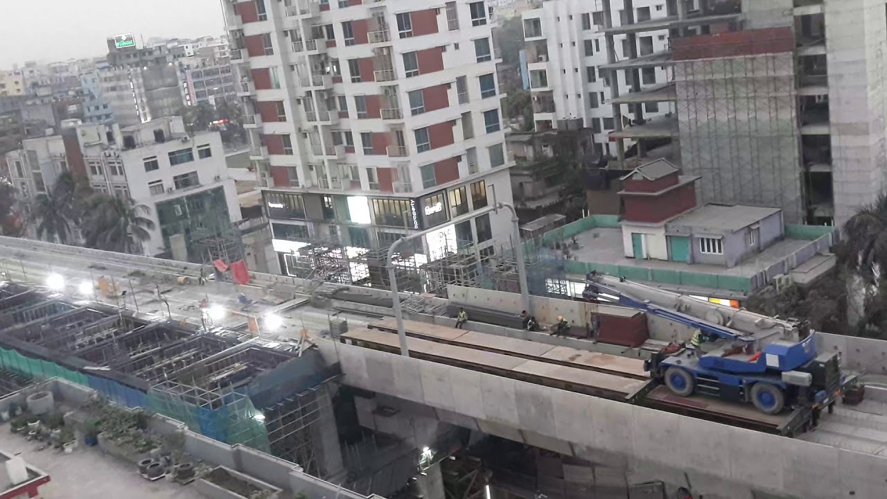 Dhaka Metro Rail Work Update at Mirpur