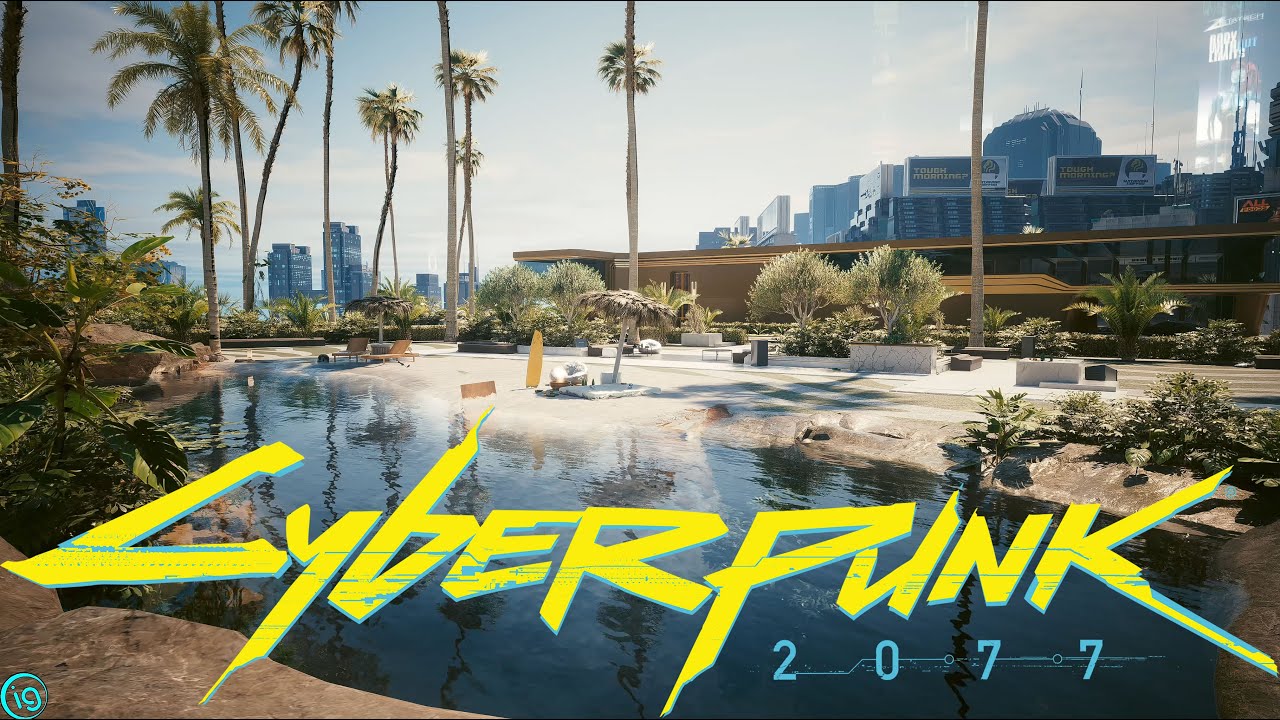 Kerry Eurodyne's private beach ambiance | North Oak | Westbrook | Night City | Cyberpunk 2077