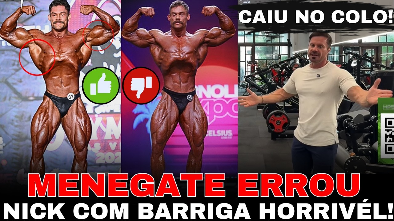 CRUZ PEDIU E TA AÍ MENEGATE OLYMPIA VS ARNOLD