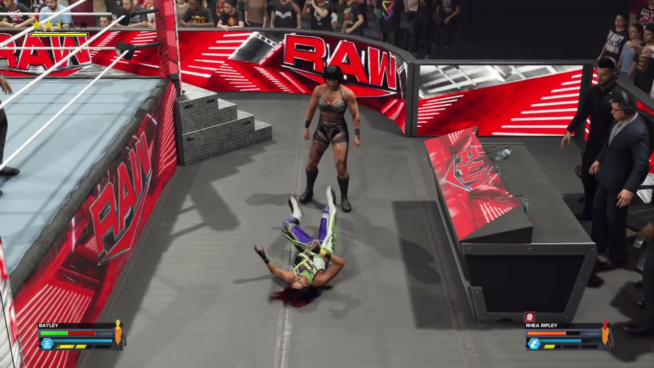 WWE 2K24 Bayley vs Rhea Ripley Womens WHC