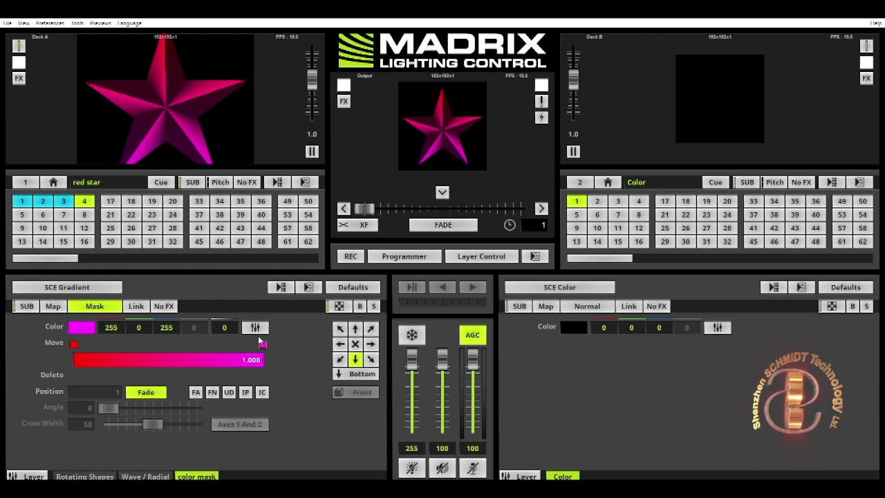 Madrix TuTorial 2, christmas Star