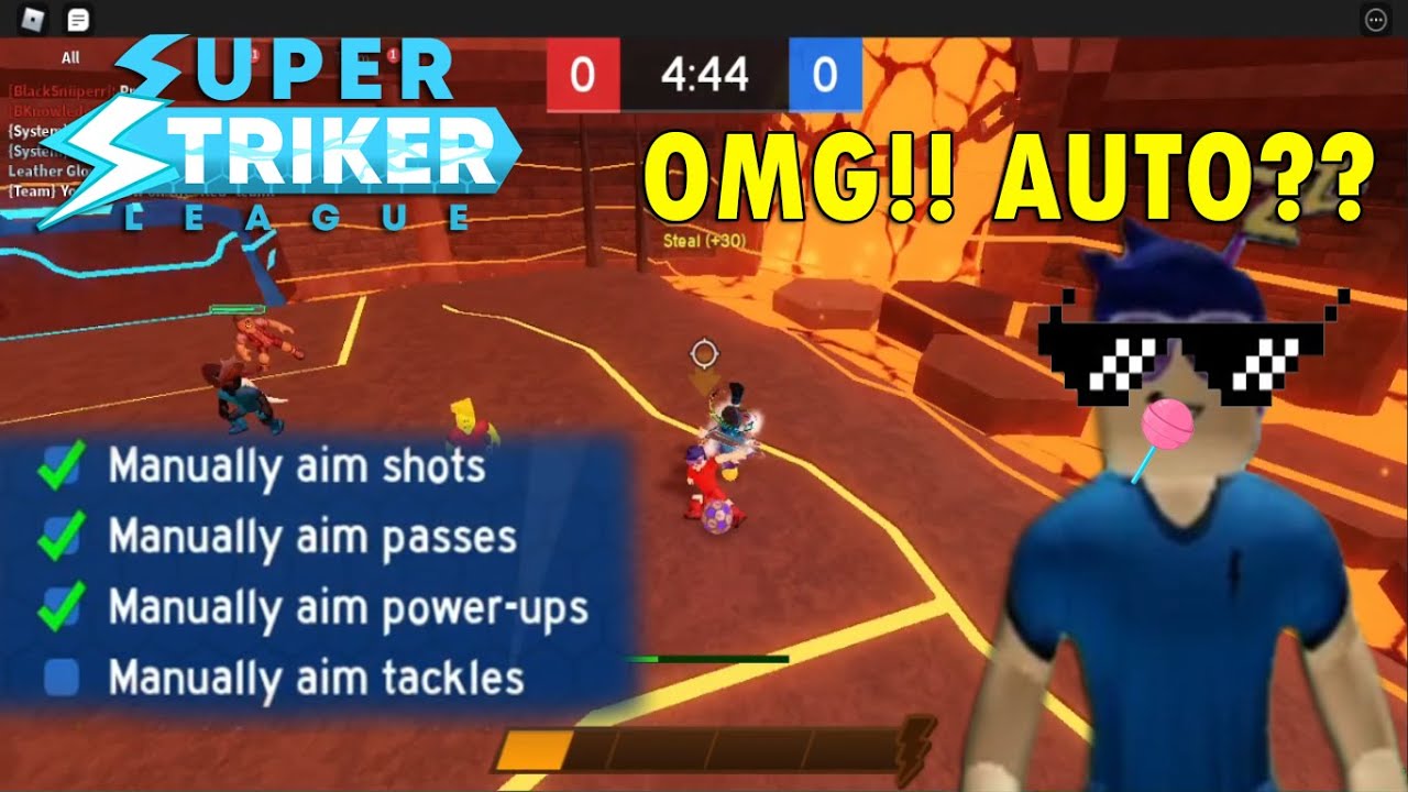 SeloTheHunter using auto tackle ??!! Super Striker League