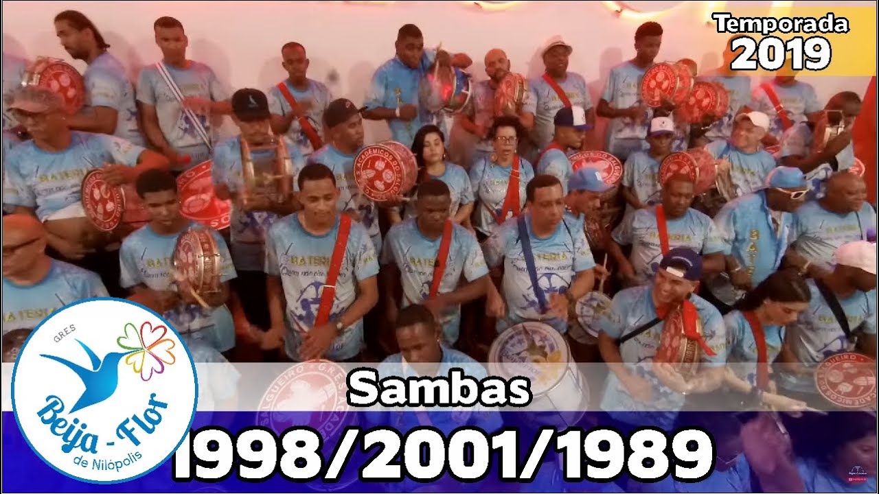 Beija-Flor 1998, 2001 e 1989 - Bateria no Salgueiro Convida - Apoteose ao vivo - #SC19
