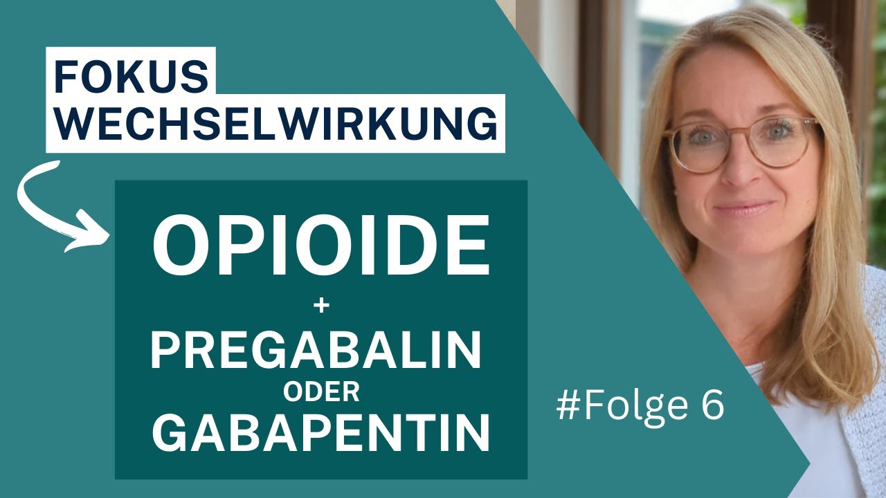Worauf Sie bei der gleichzeitigen Einnahme von Opioiden + Pregabalin (Gabapentin) achten sollten!