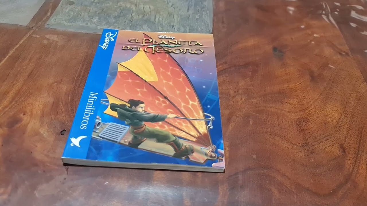 MiniLibro De El Planeta Del Tesoro De La Colección De MiniLibros De Walt Disney Del Año 2002 Nuevo