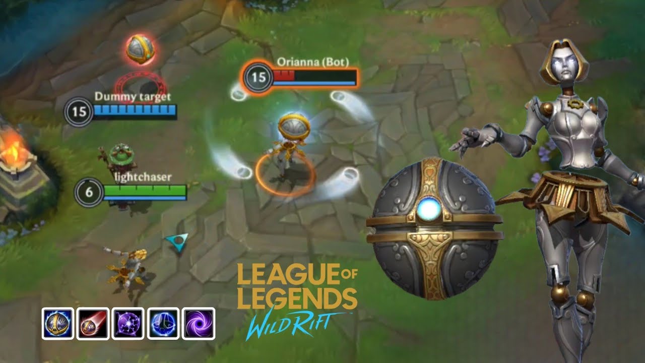 Champion Ability Showcase : Orianna | League of Legends : WildRift