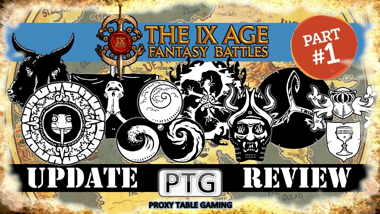 T9A Update Review: ARMY BOOKS PART1 | Proxy Table Gaming