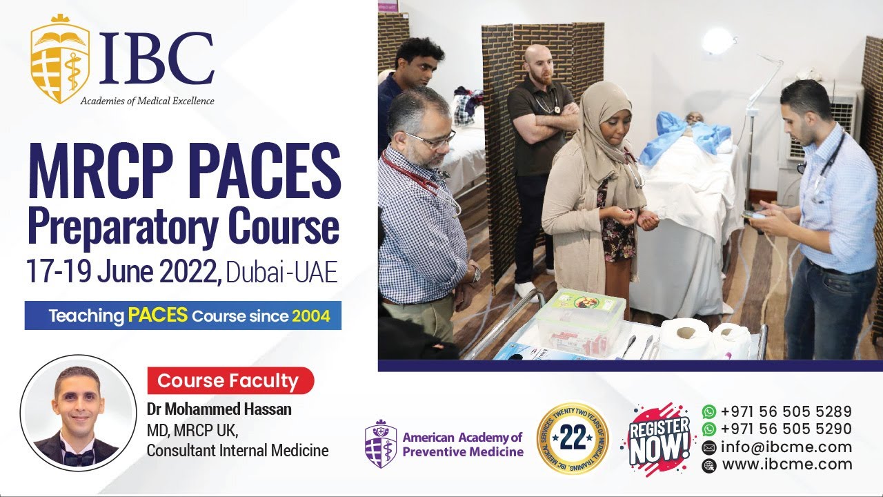 MRCP PACES Preparatory Course | Dubai | IBC Medical Services