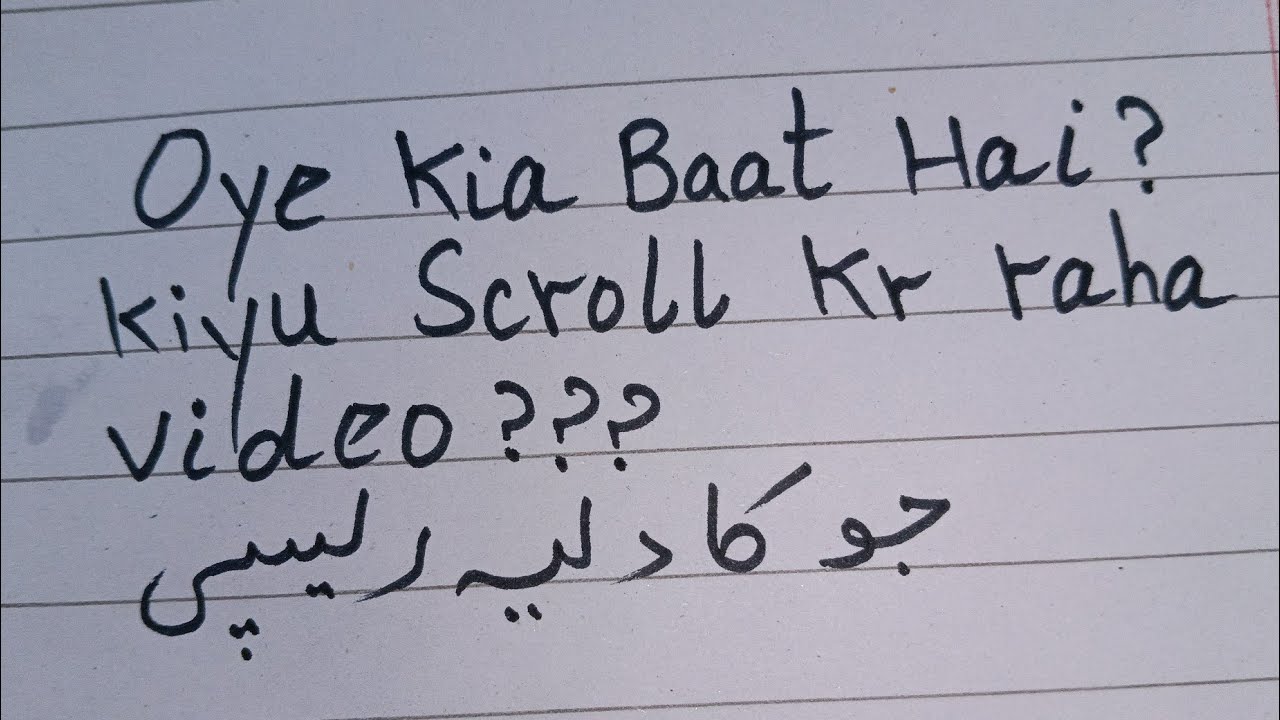 Best Urdu/ Hindi Recipe 🙂
