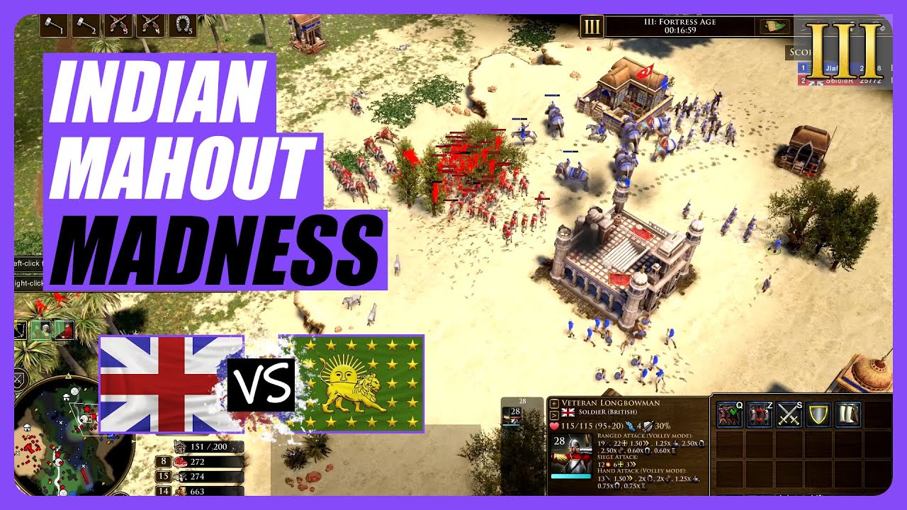 [AOE3] Defending India Sepoy Rush