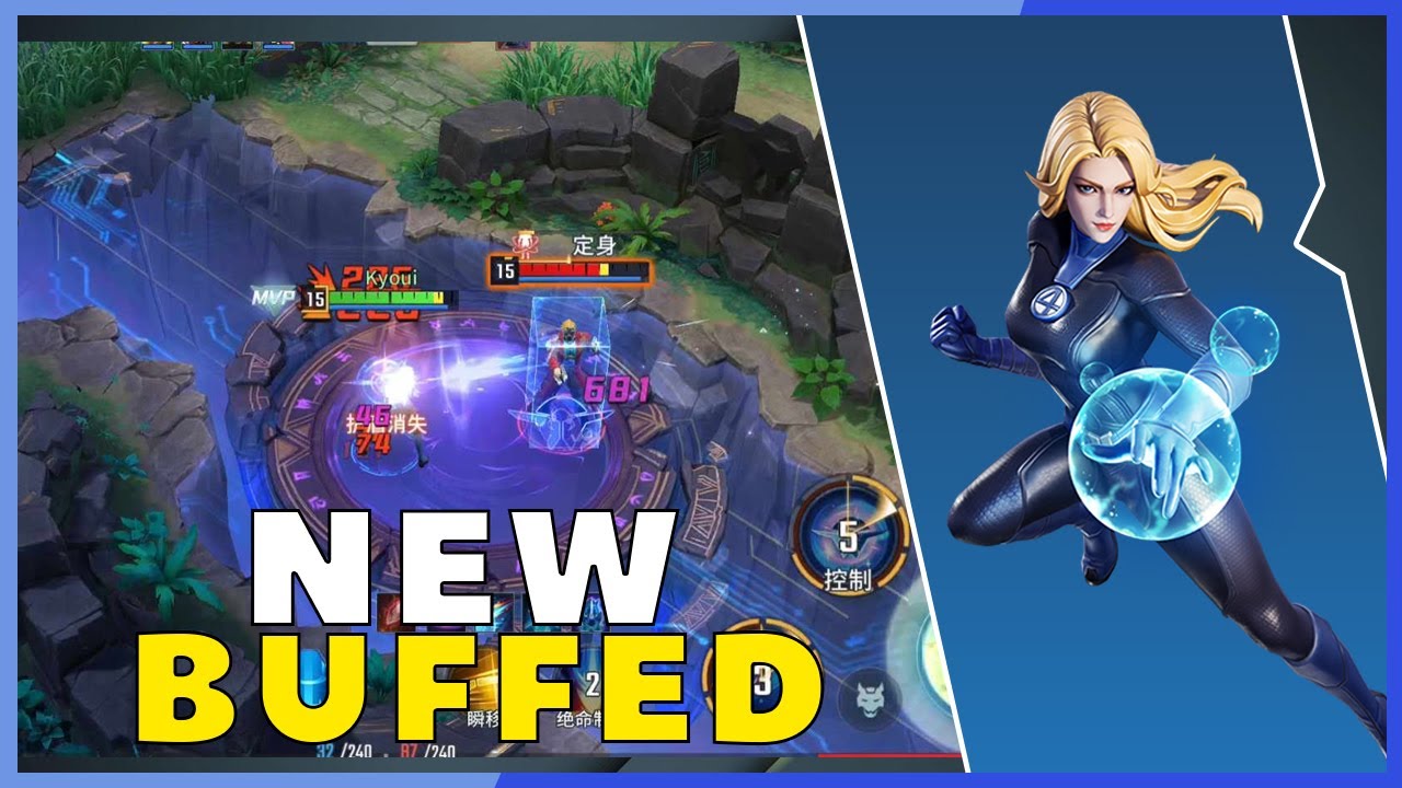 New Buffed Invisible Woman | Marvel Super War