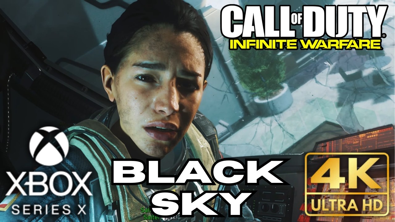 Миссия 2 «Черное небо» в кампании Call of Duty Infinite Warfare | Xbox Series X | 4K HDR | Без ко...