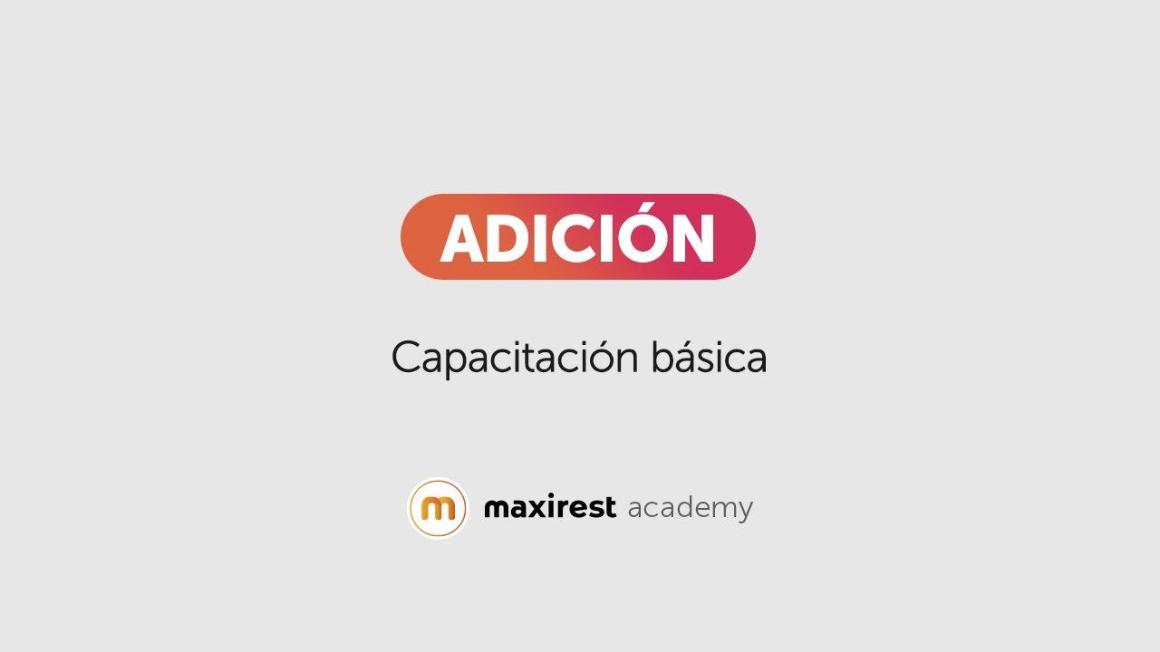 CAPACITACION Básica - Maxirest FACTURACION