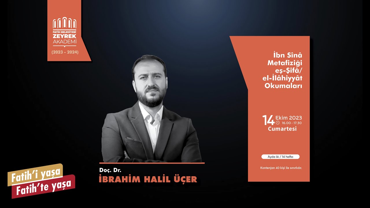 İbn Sînâ Metafiziği eş Şifâ-İlâhiyyât Okumaları-1