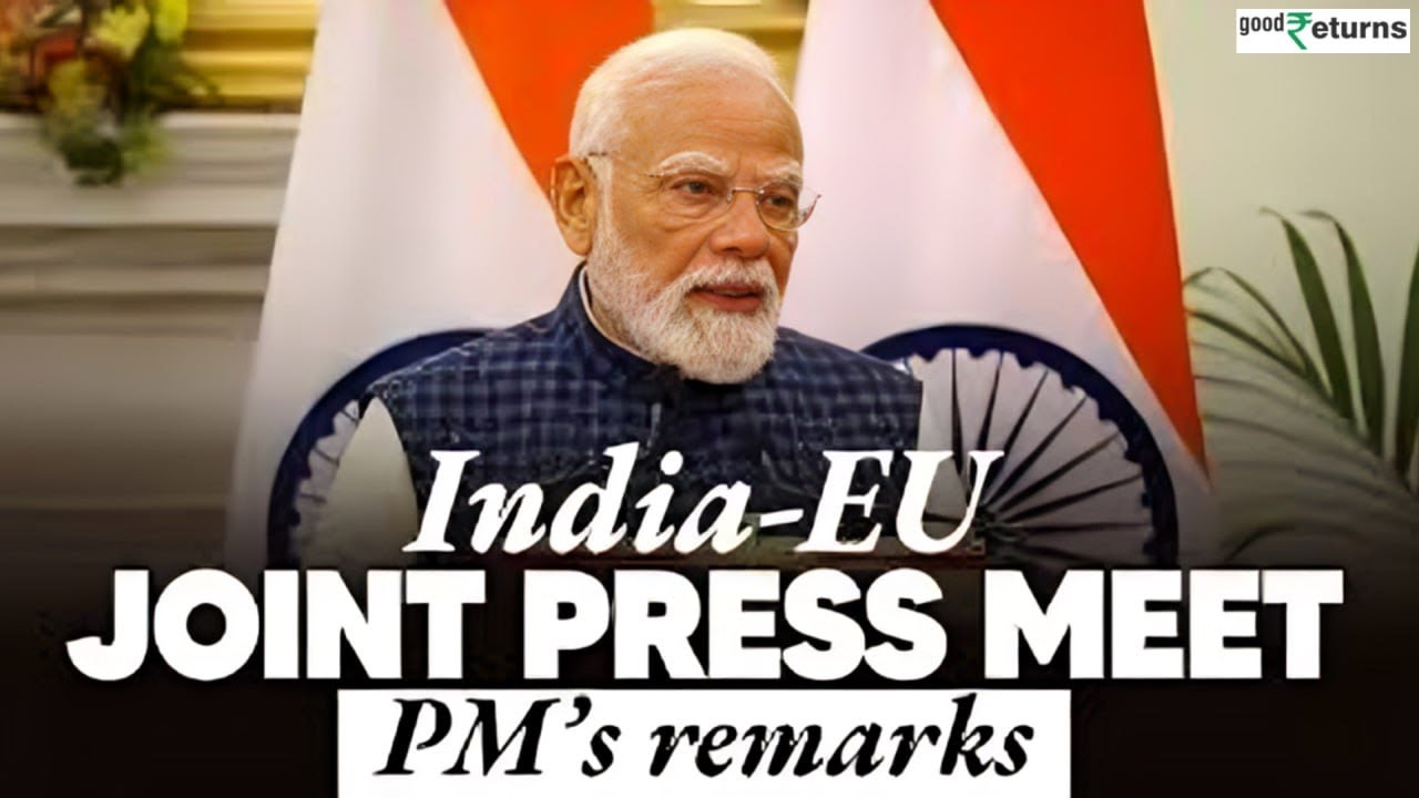 Indian-EU Trade Deal Live: Press Conference On India-EU Trade Deal Live | PM Modi Meets EU Leaders