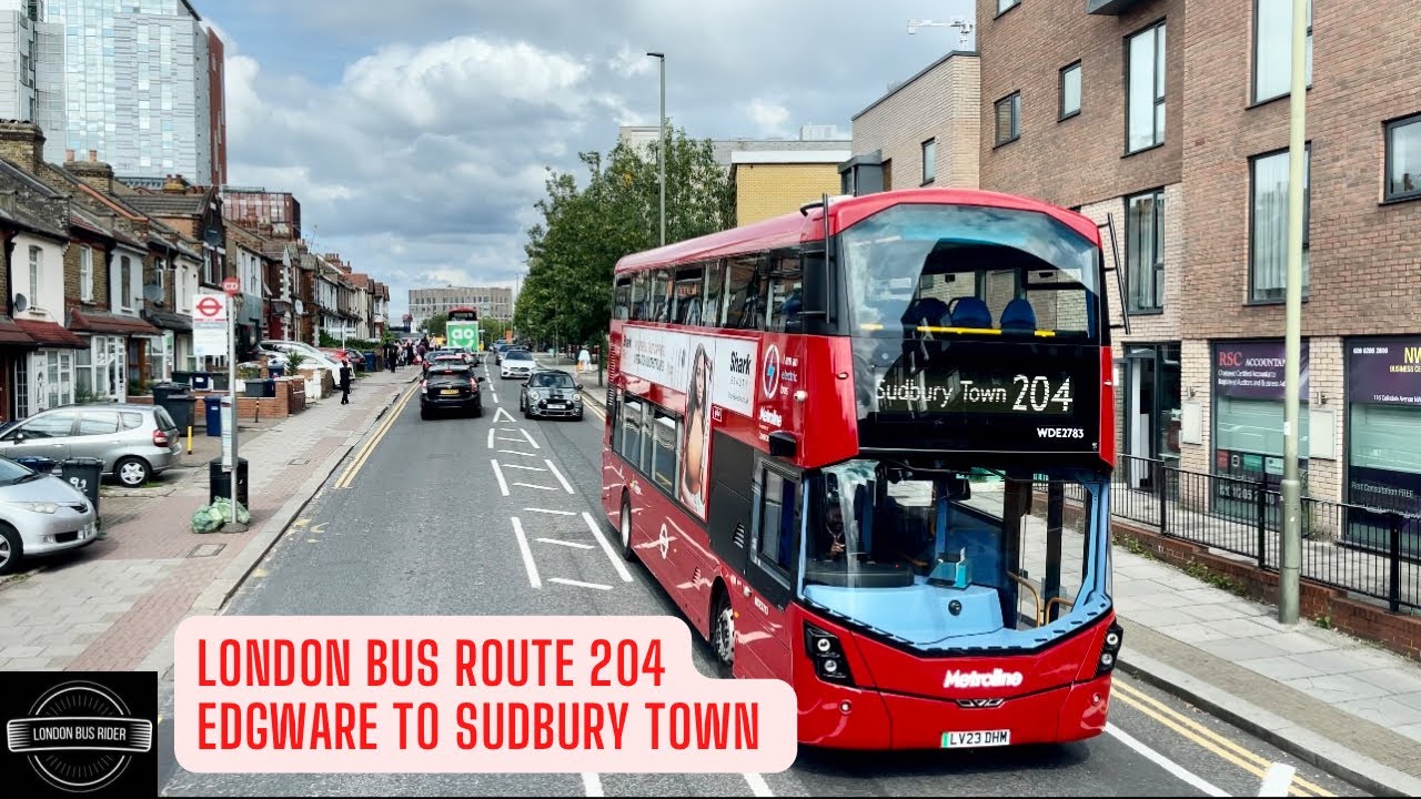 Scenic London: Bus 204 - Edgware to Sudbury Town