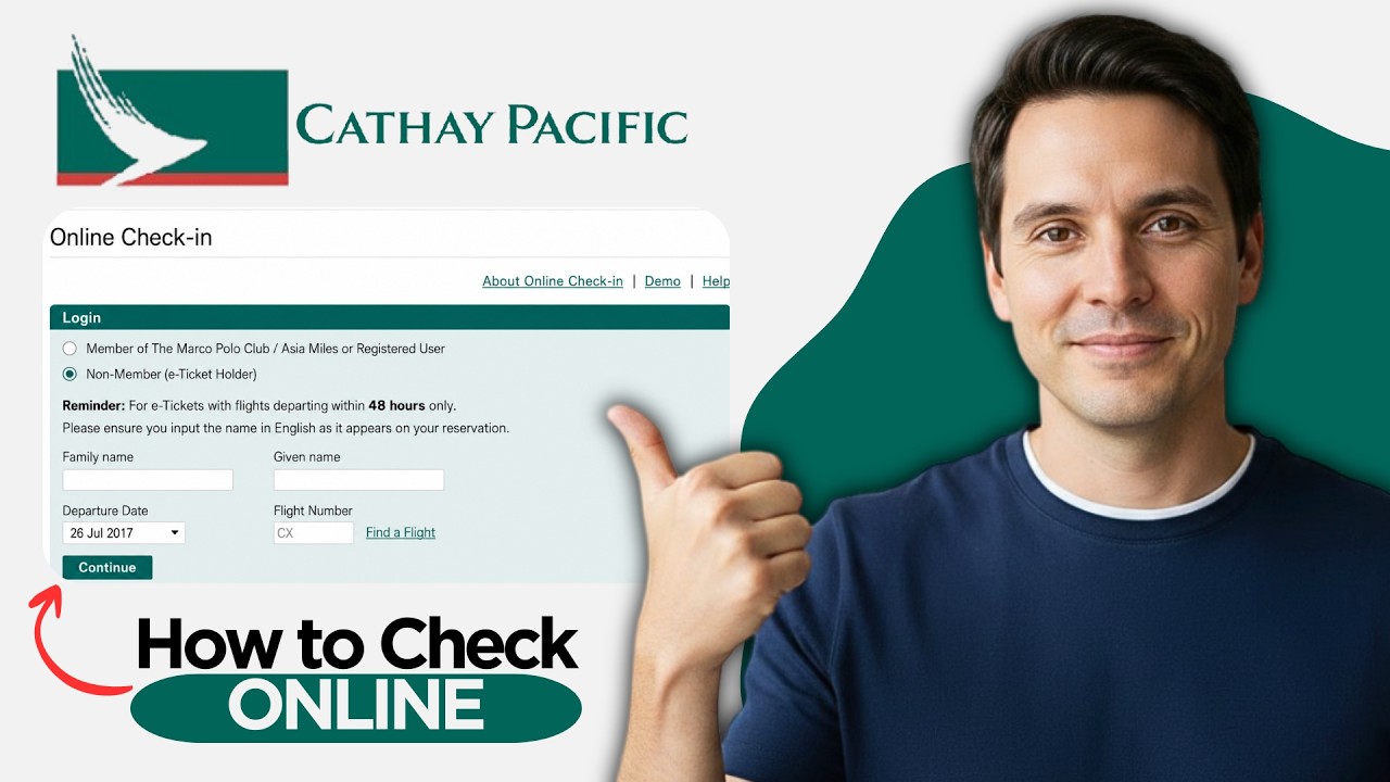 Как зарегистрироваться на рейс Cathay Pacific онлайн (пошаговое руководство на 2026 год)