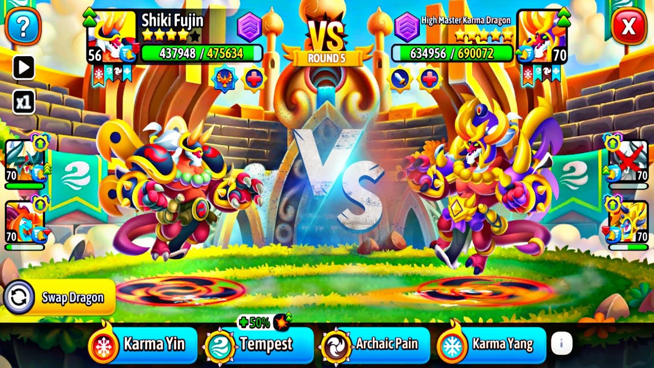 BABON vs BABON • EPIC BATTLE ADU DAN DODGE WKWK • HIGH MASTER KARMA • DRAGON CITY INDONESIA