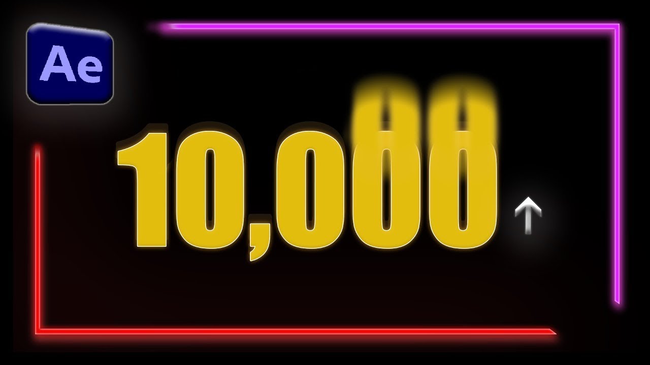 Animating Counting Numbers in After Effects - Number Text Animation After Effects