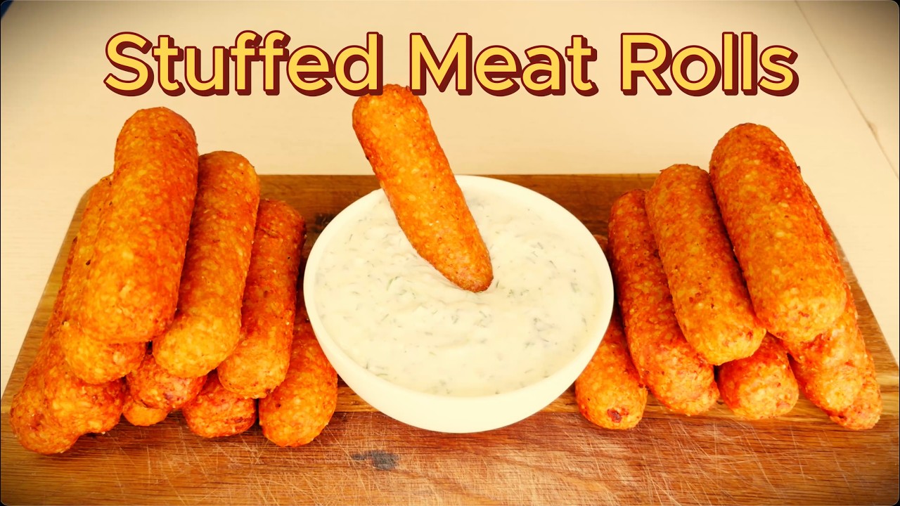 Better Than Hot Dogs?! 🤯 Deep-Fried Bulgur Meat Rolls ASMR