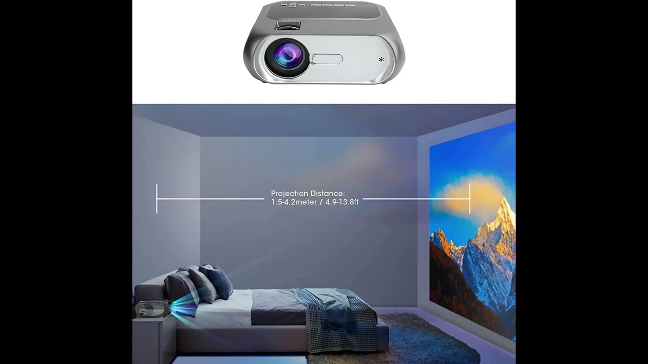 Portable LED Projector Review for Home Theater and Outdoor Use