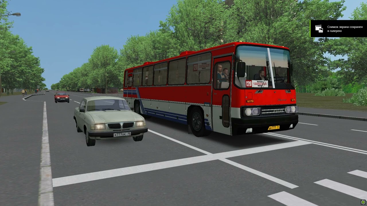 карта Чистогорск . 120 маршрут, Камышинский  Ikarus 250.59 борт № 421 (OMSI2)