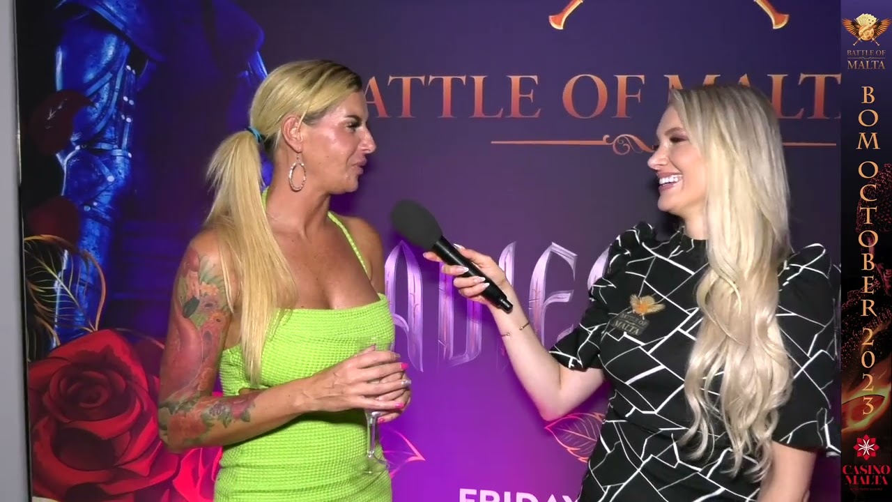 BOM Interviews: Patrisha meets Emma Oliver Top poker player at Battle of Malta October 2023