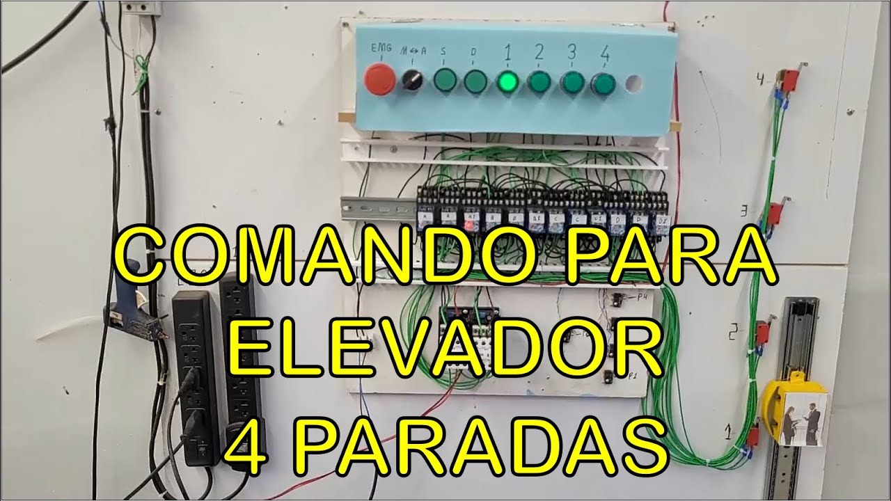 COMANDO PARA ELEVADOR 4 ANDARES