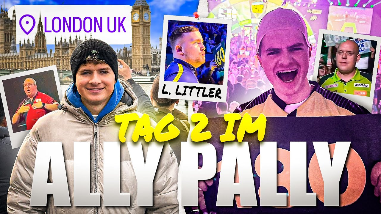 ICH HABE LITTLER UND VAN GERWEN LIVE GESEHEN! 😱🎯DARTS WM 2025 VLOG TAG 2 🔥