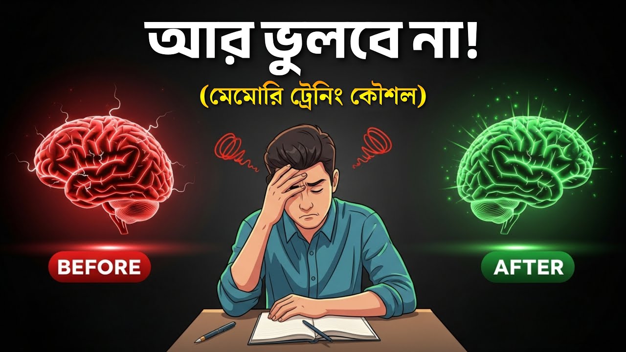 ৭টি বৈজ্ঞানিক মেমোরি ট্রিক | Train Your Brain: Ultimate Memory Hacks | Bengali Book Summary