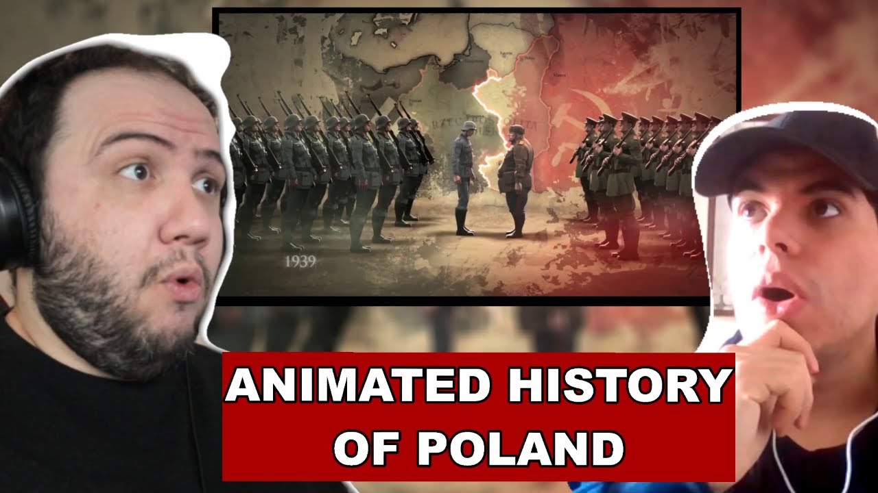 🇵🇱 Анимированная история Польши — РЕАКЦИЯ УЧИТЕЛЯ ПОЛА