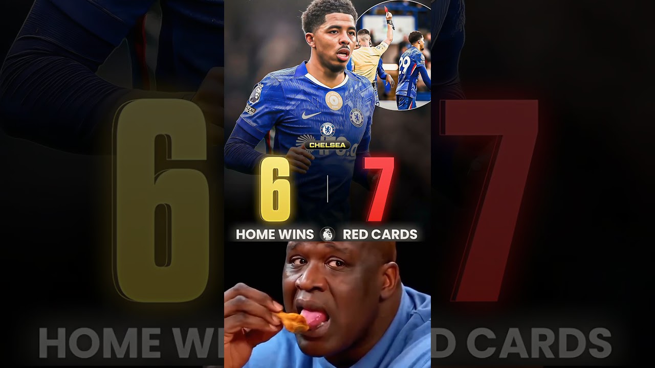Chelsea Have More Red Cards Than Come Wins In The Premier League This Season..😳🔴⚽