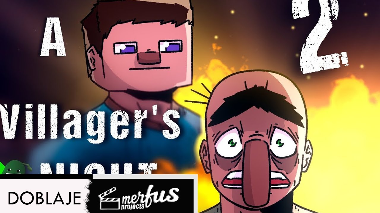 Minecraft: A Villager's Night PT2 (Animation)  - FANDUB LATINO - SPANISH DUB