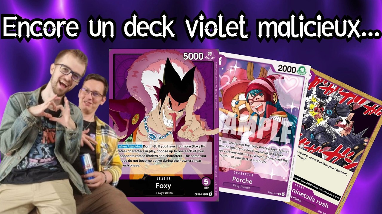 LE PURPLE MASTER EST DE RETOUR! Deck Tech Purple Foxy Ft Arthurus