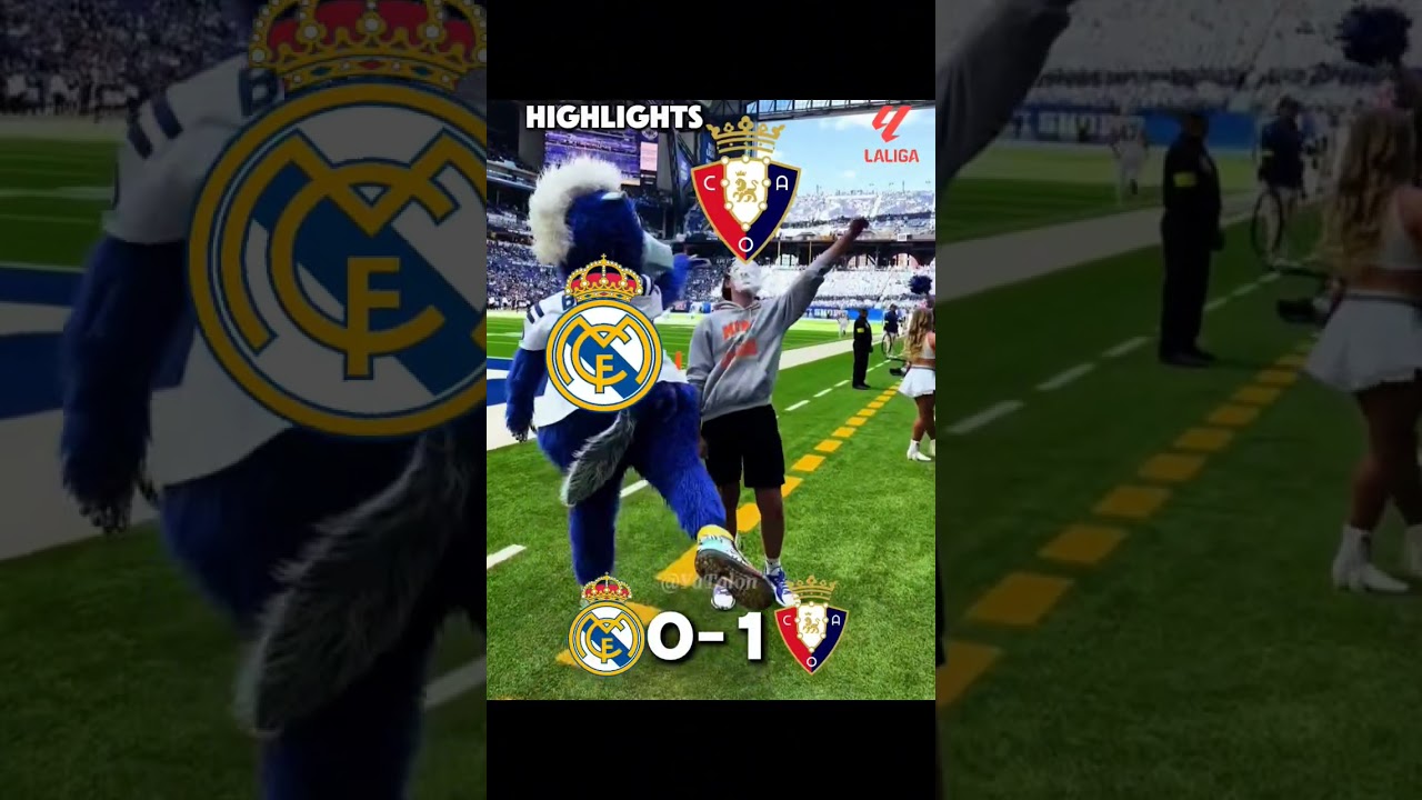 Madrid Lose Against Osasuna 😤 #laliga