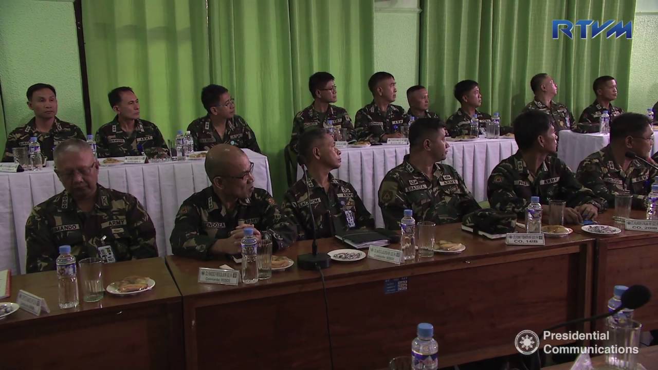 Situation Briefing at the 8th Infantry Division Headquarters 8/8/2016