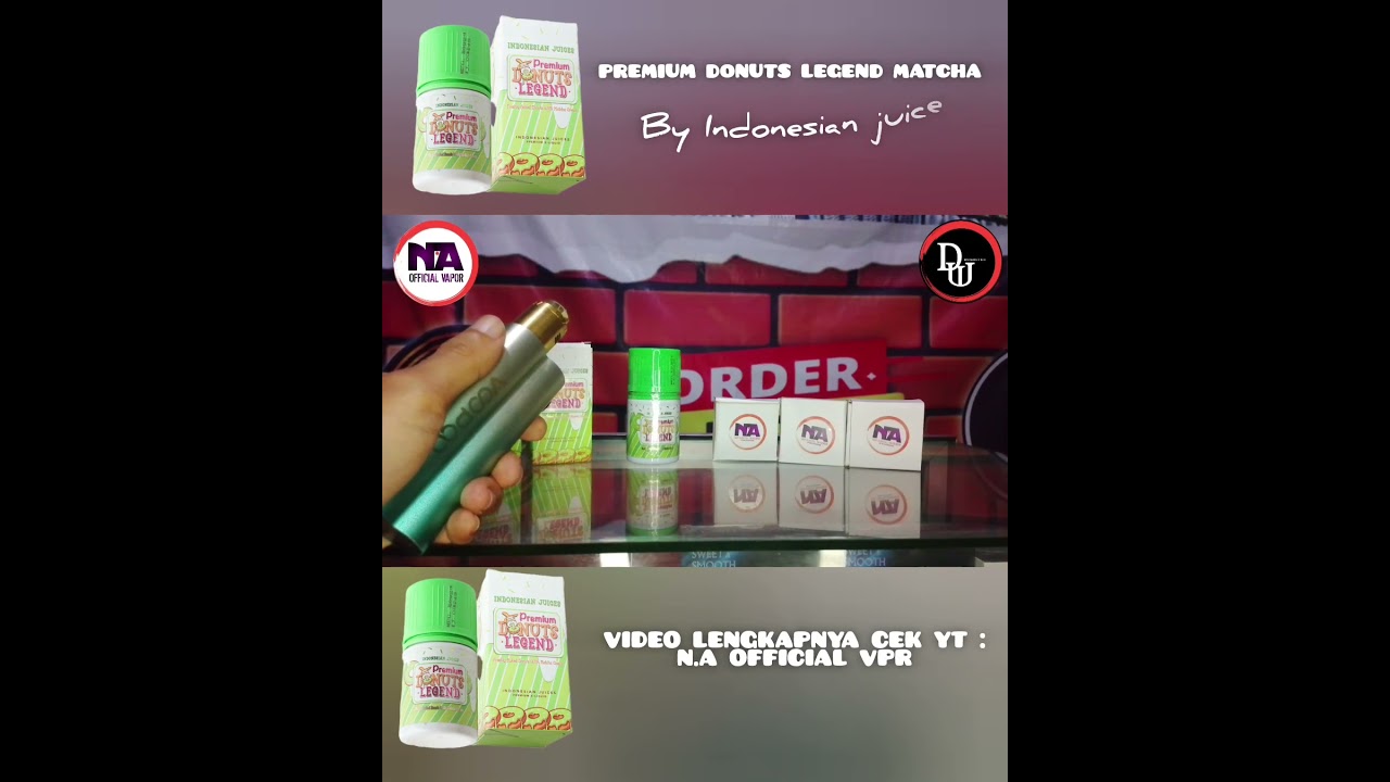 PREMIUM DONUTS LEGEND MATCHA #liquid #enak
