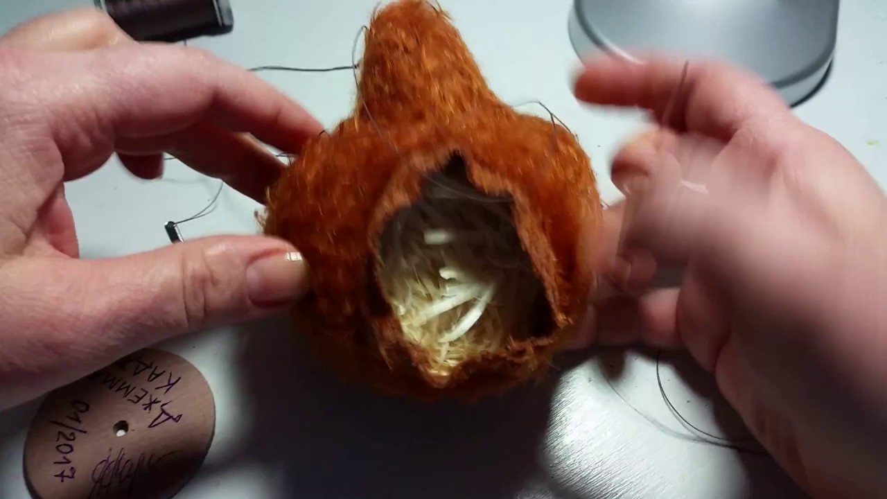 Основание головы мишки. The base of the head bears.